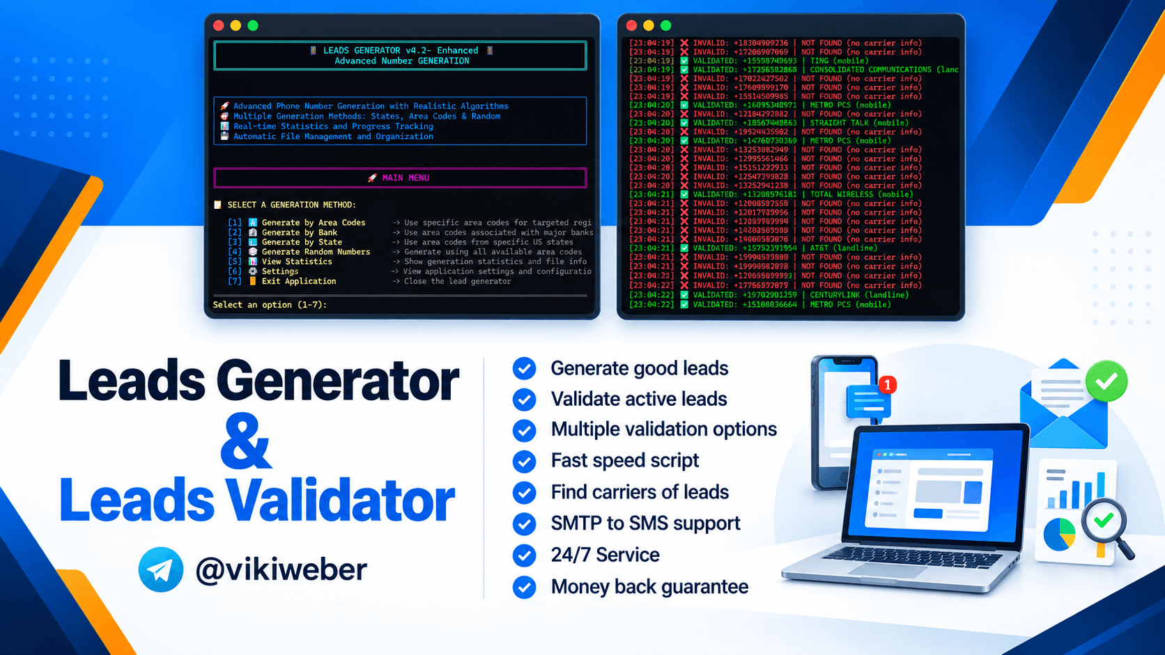 Software preview: Leads Generator and Validator Tool CLI Based